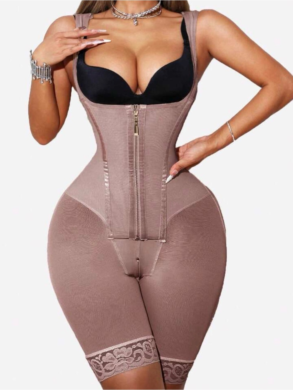 Sculpting Full-Body Shapewear Bodysuit - Taupe
